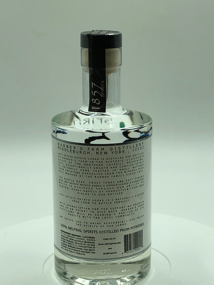 1857 Spirits Barber's Farm Distillery “Spring” Vodka – Millerton