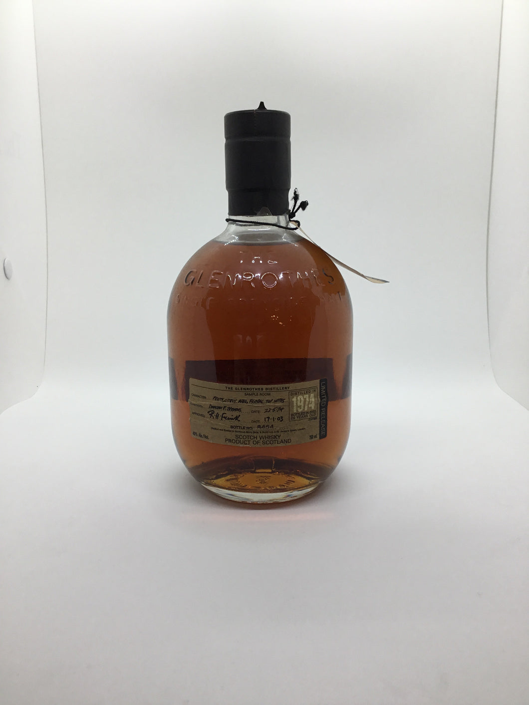 1974 Glenrothes Scotch Whiskey